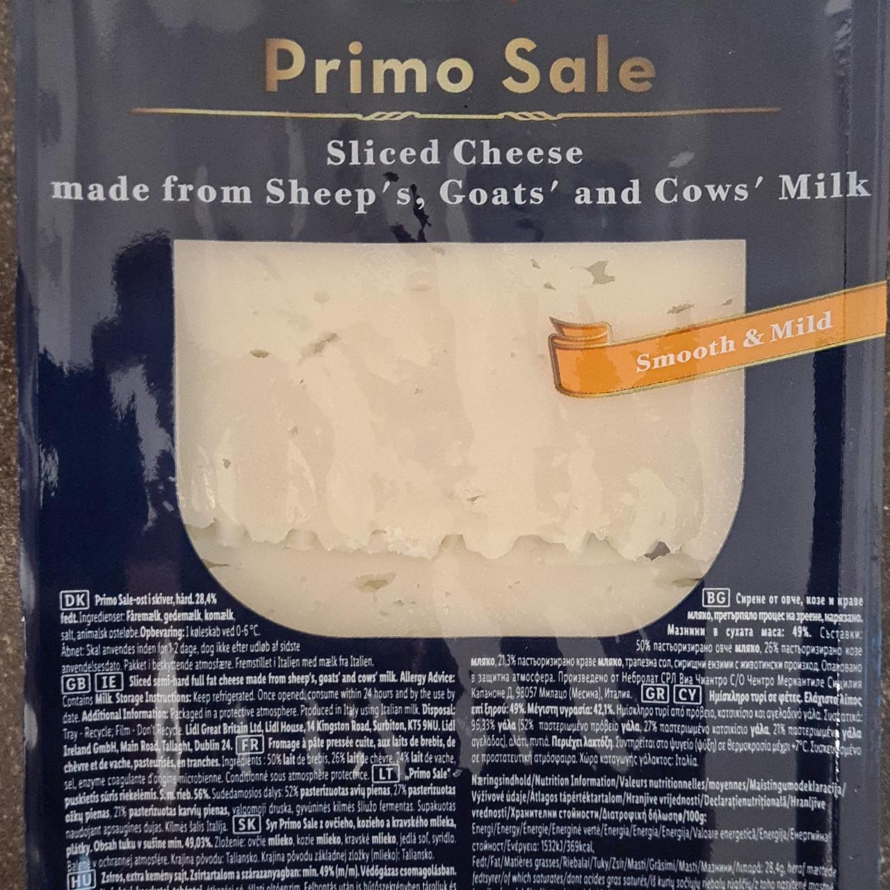 Fotografie - Primo Sale Sliced Cheese Italiamo