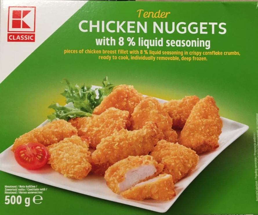 Fotografie - Tender Chicken Nuggets with 8% liquid seasoning K-Classic