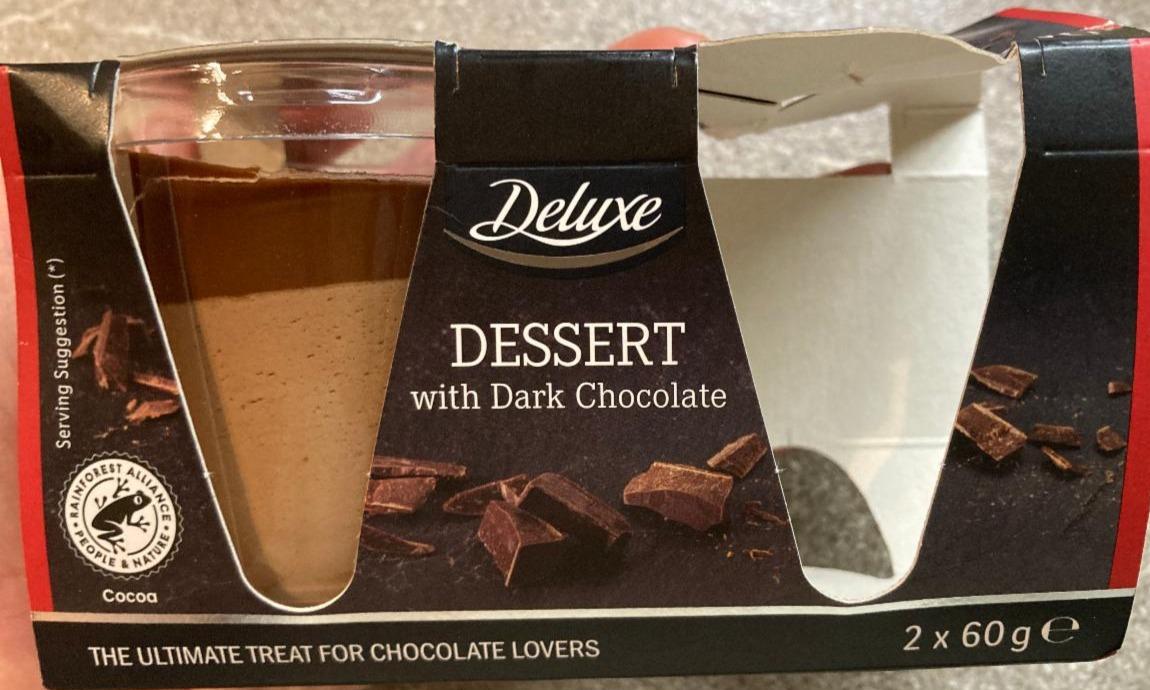 Fotografie - Dessert with dark chocolate Deluxe