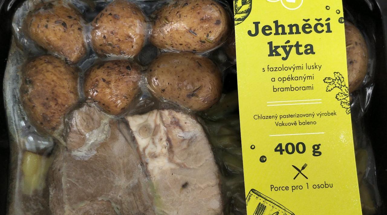 Fotografie - Jehněčí kýta s fazolovými lusky a opékanými bramborami Zdravé stravování