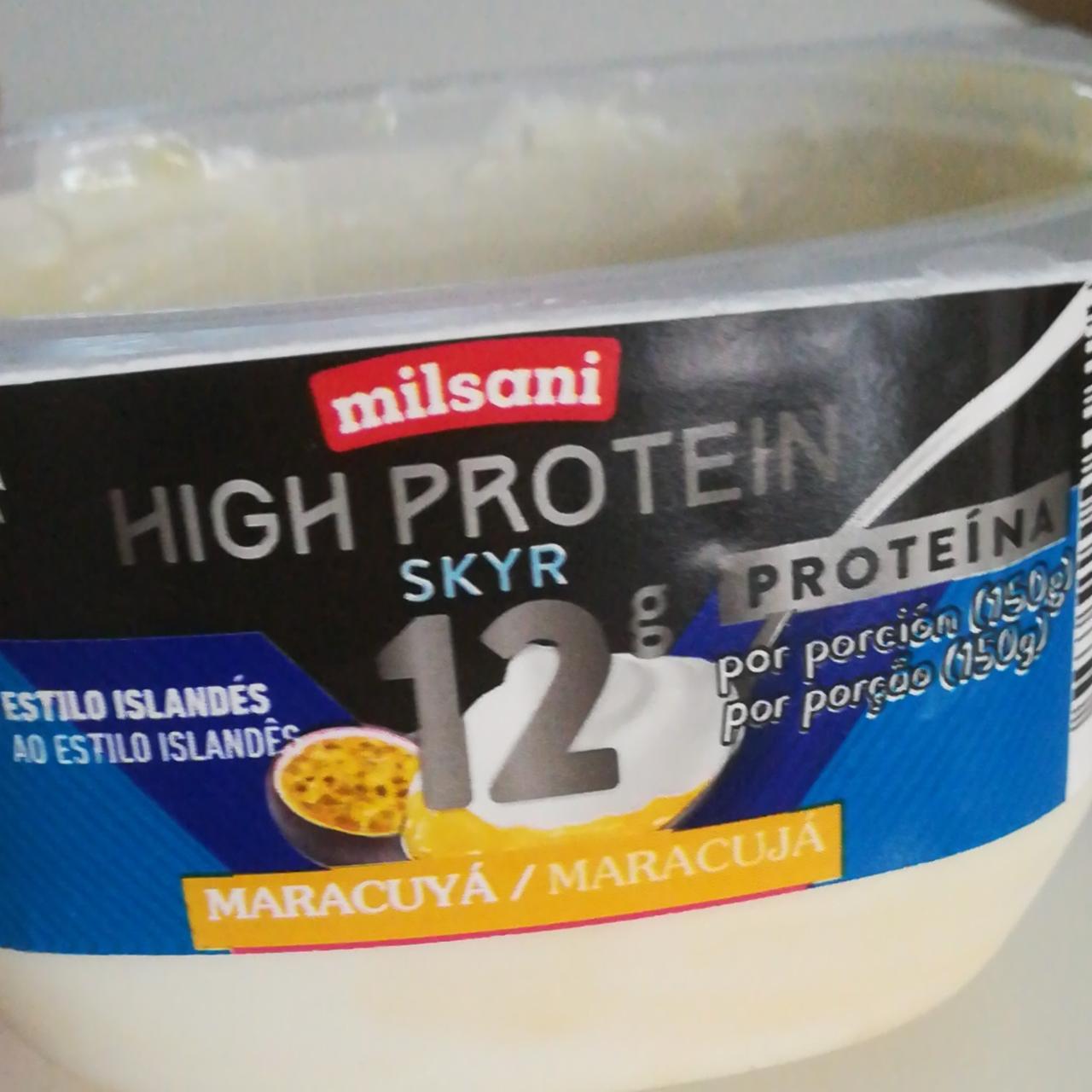 Fotografie - High Protein Skyr Maracuya Milsani