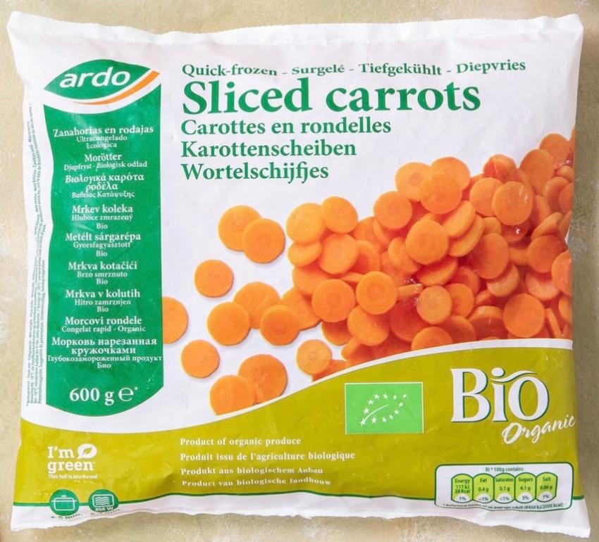 Fotografie - Bio Sliced carrots Ardo