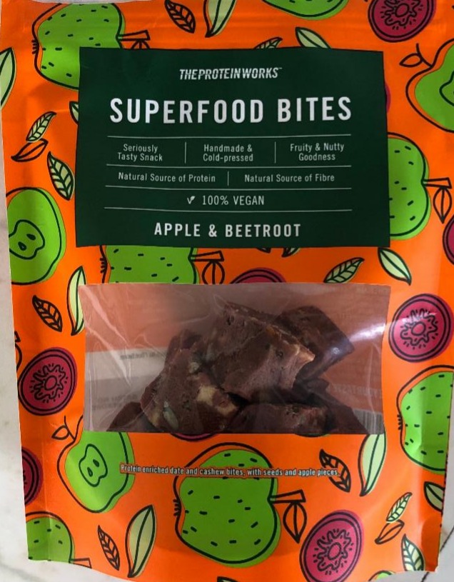 Fotografie - TPW Superfood bites Apple Beetroot