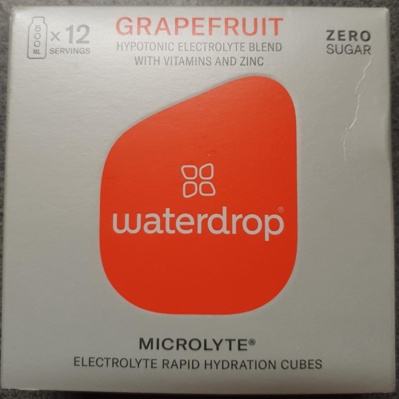 Fotografie - hypotonic grapefruit waterdrop