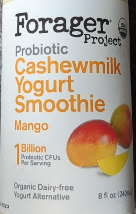 Fotografie - Probiotic Cashewmilk Yogurt Smoothie Mango Forager Project