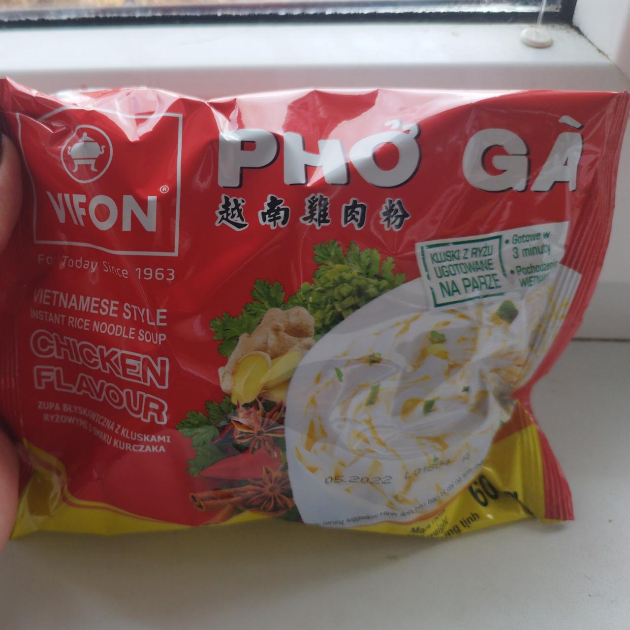 Fotografie - Phô Gá Instant Rice Noodle Soup Chicken flavour Vifon