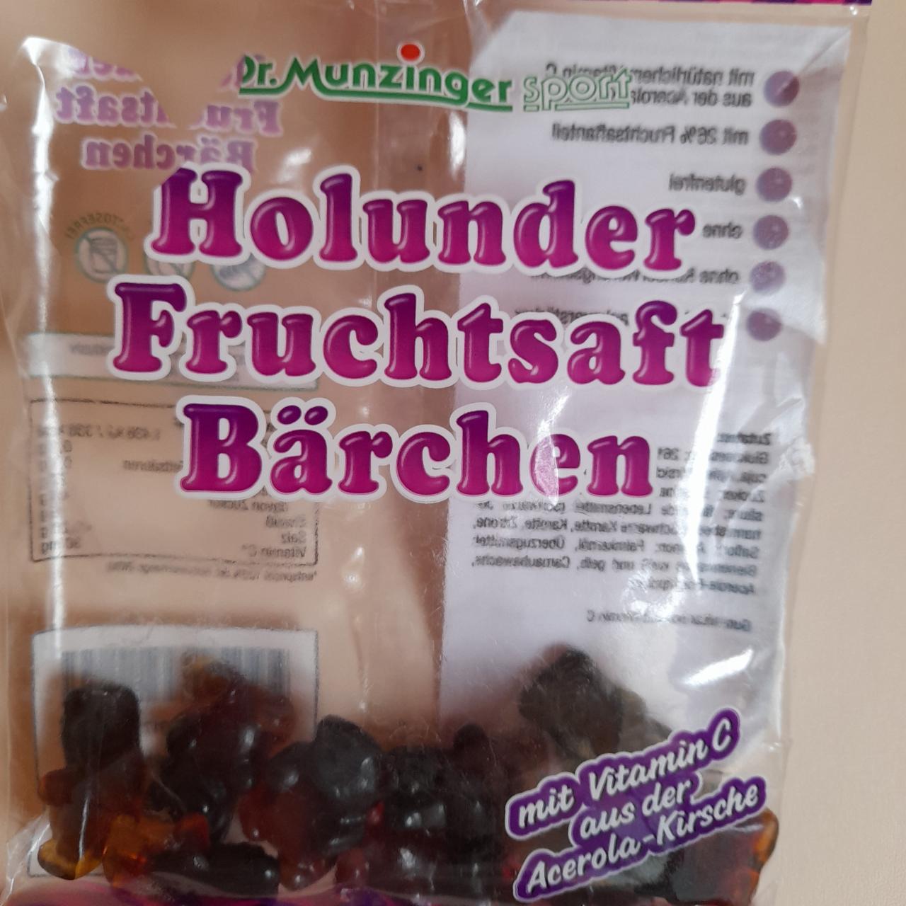 Fotografie - Holunder Fruchtsaft Bärchen Dr. Munzinger