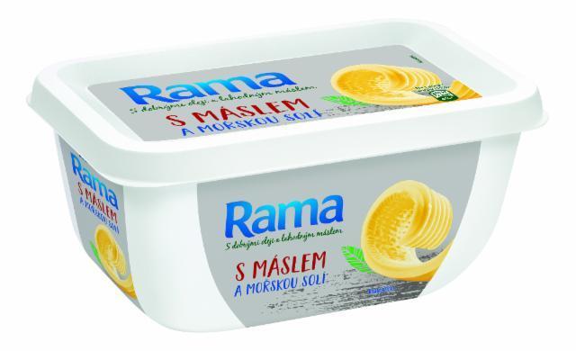 Fotografie - Rama s máslem a mořskou solí