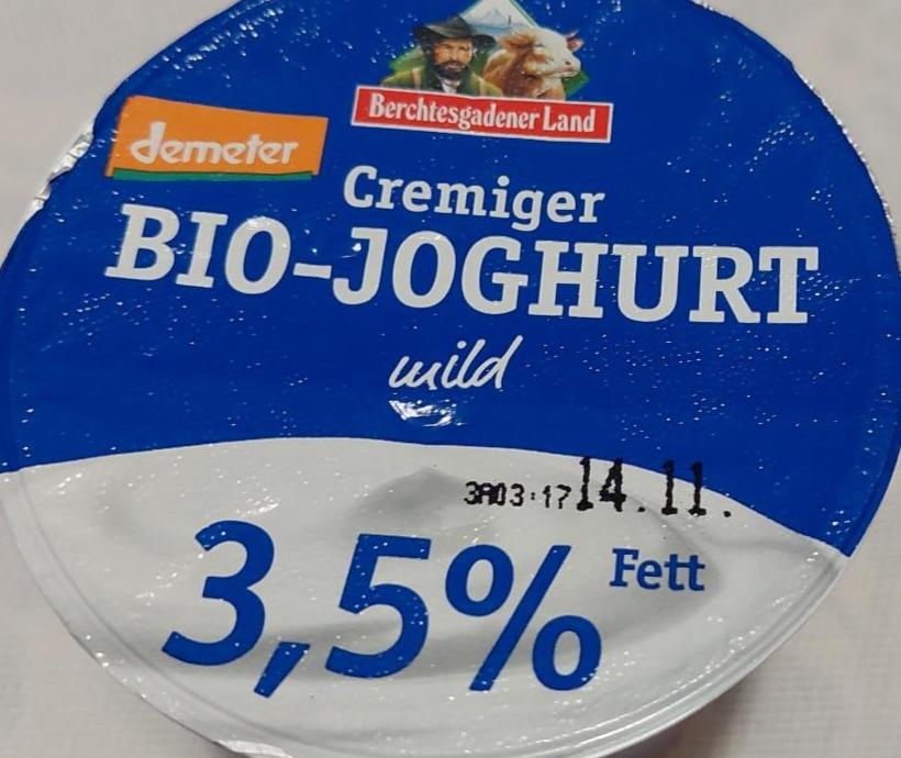 Fotografie - Cremiger bio joghurt mild 3,5 % fett