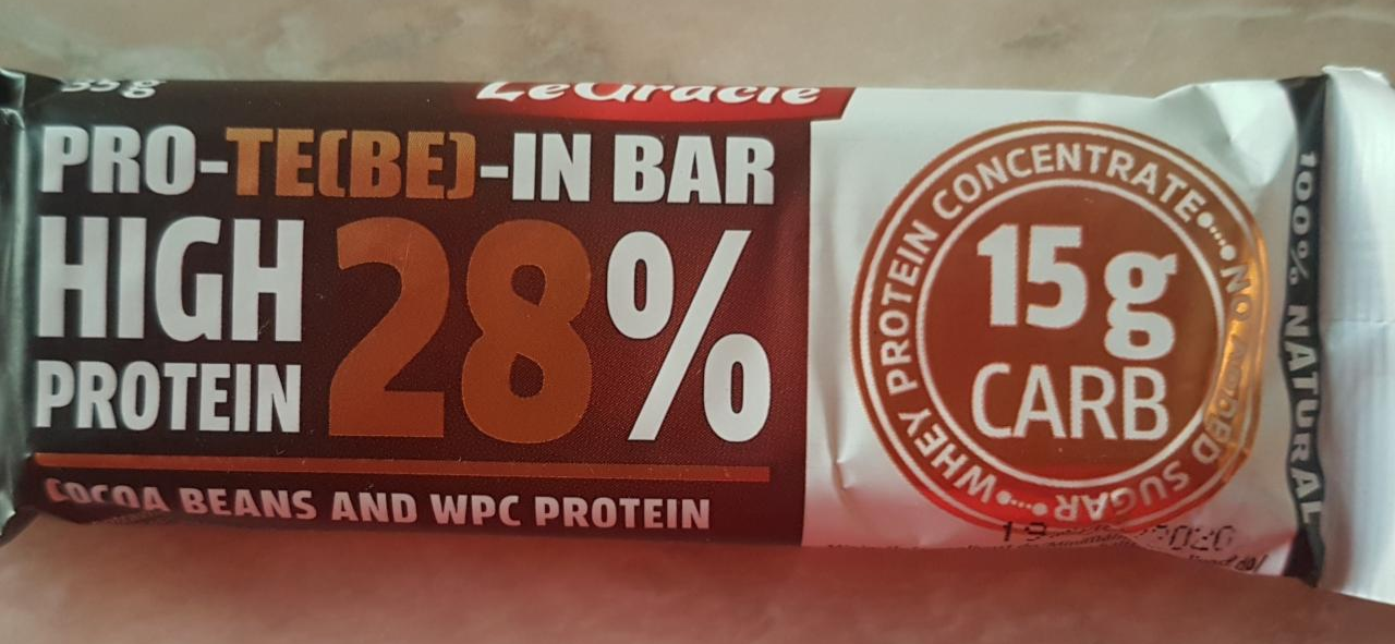 Fotografie - Pro-te(be)-in bar 28% Cocoa beans and wpc protein