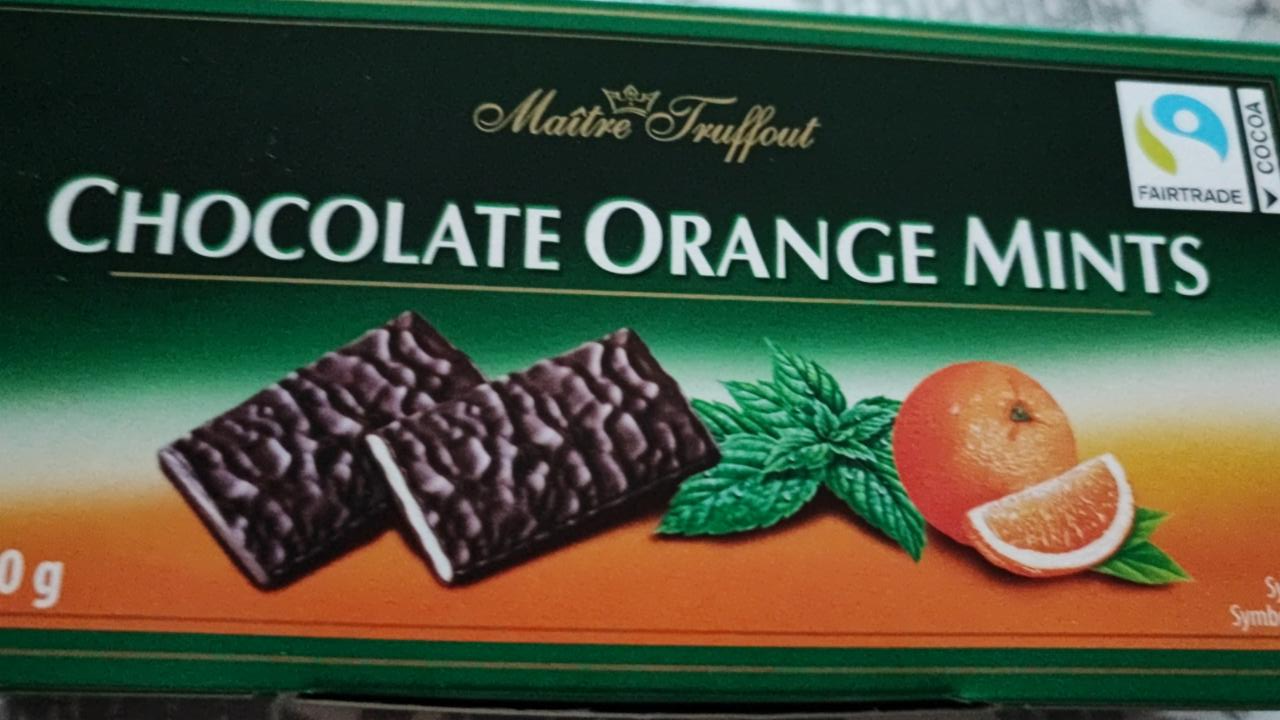 Fotografie - Chocolate Orange mints Maître Truffout