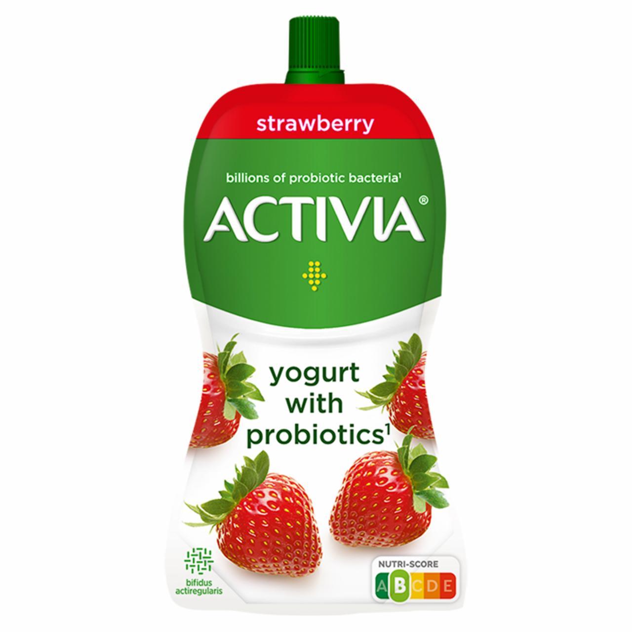 Fotografie - Activia yogurt with probiotics strawberry