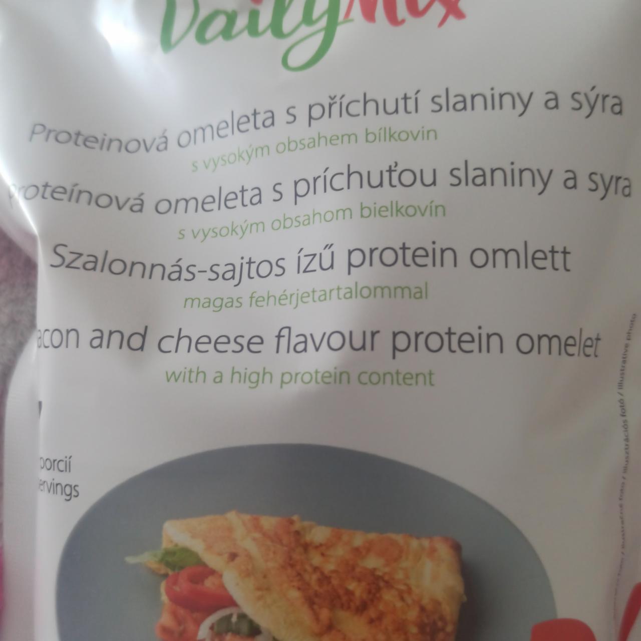 Fotografie - Proteinová omeleta s příchutí slaniny a sýra DailyMix