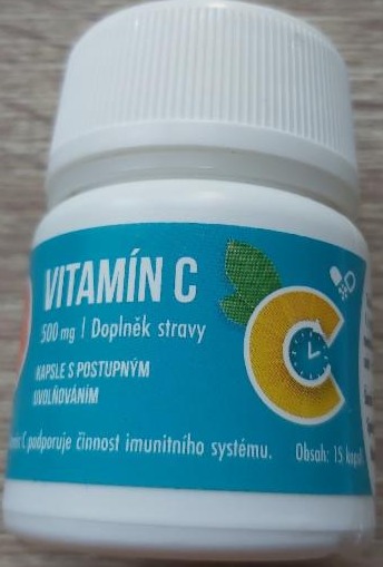 Fotografie - Vitamín C 500mg s postupným uvolňováním ACE Trade