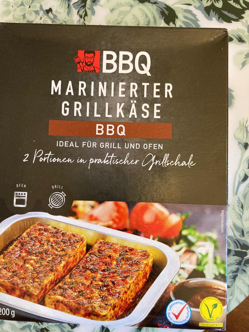 Fotografie - marinierte grillkäse BBQ aldi