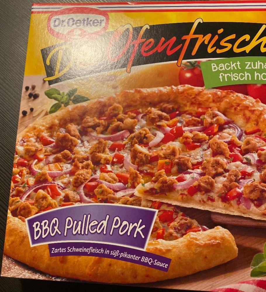 Fotografie - Die Ofenfrische Pizza BBQ Pulled Pork Dr. Oetker