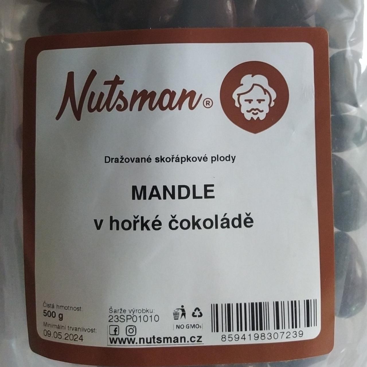 Fotografie - Mandle v hořké čokoládě Nutsman