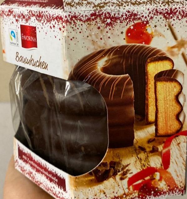 Fotografie - Baumkuchen mit Zartbitterschokolade Favorina