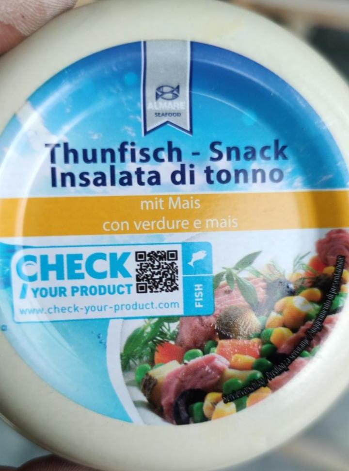 Fotografie - Thunfisch-Snack mit Mais Almare Seafood