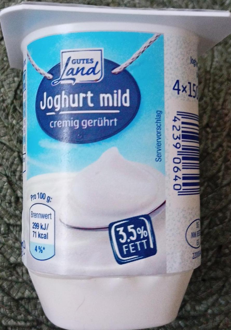 Fotografie - Joghurt mild 3,5% Fett cremig gerüht Gutes Land