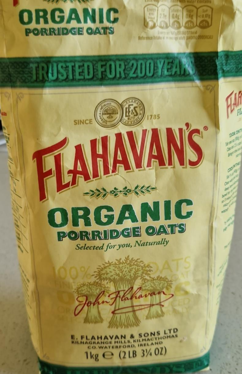 Fotografie - Organic Porridge oats Flahavan's