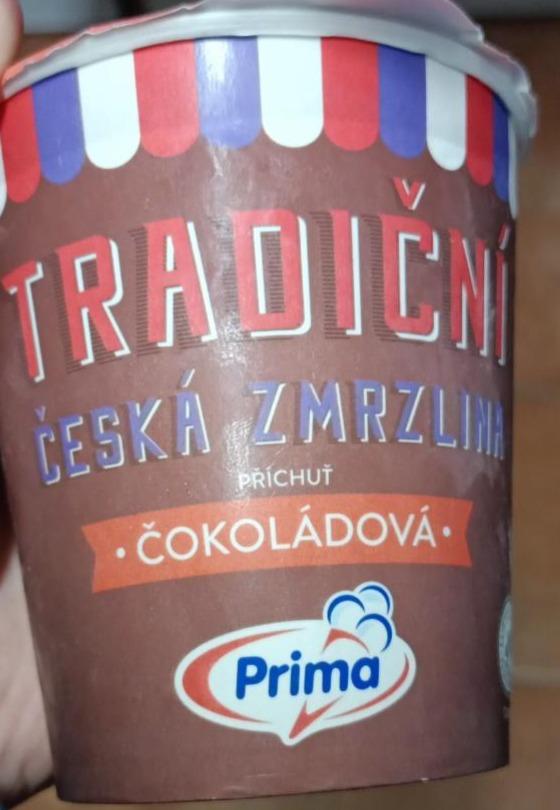 Fotografie - Tradiční česká zmrzlina čokoládová Prima
