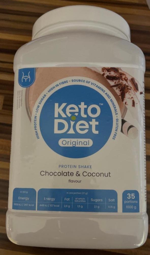 Fotografie - Protein shake Chocolate & coconut KetoDiet