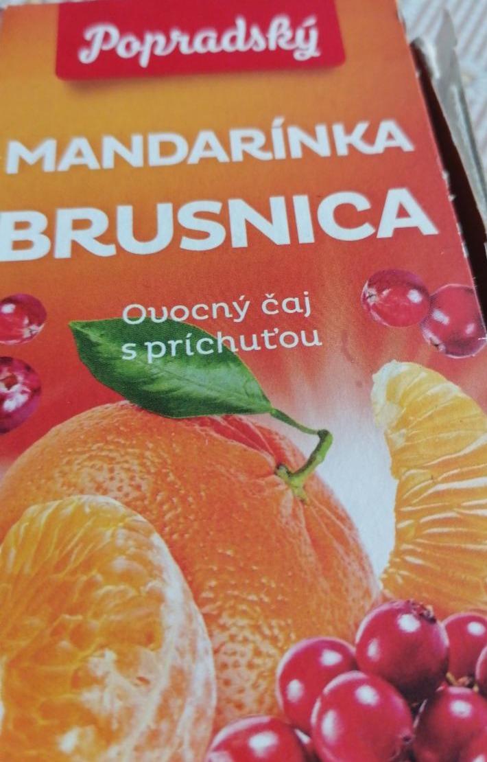 Fotografie - čaj mandarinka a brusinka Popradský