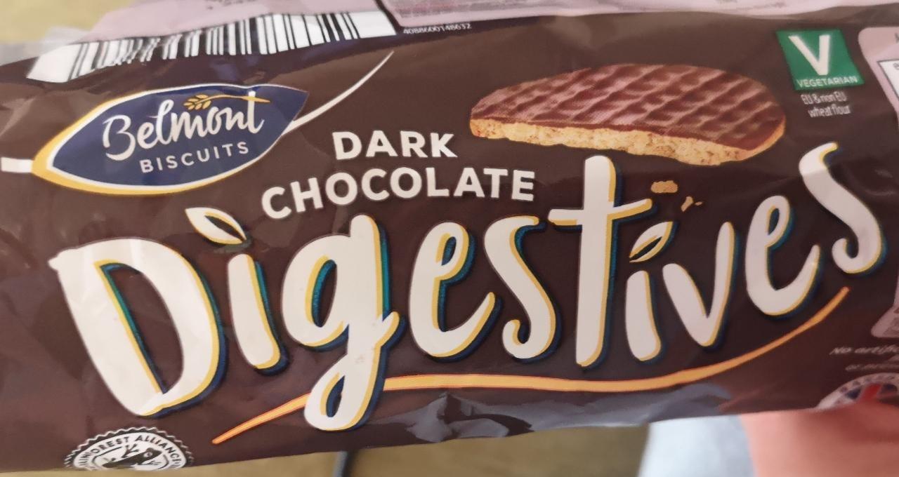 Fotografie - Dark Chocolate Digestives Belmont Biscuit