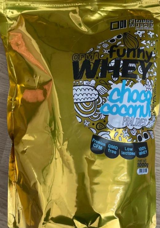 Fotografie - CFM funny whey choco coconut pralines Fitness Muscle