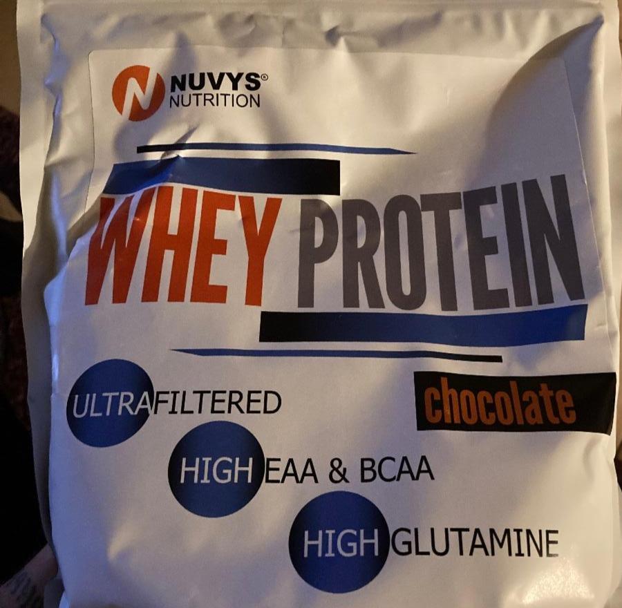 Fotografie - whey protein chocolate Nuvys Nutrition
