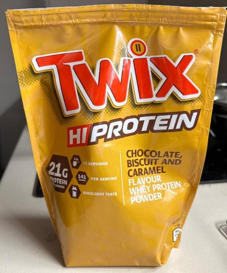 Fotografie - Twix HiProtein Chocolate Biscuid and Caramel flavour