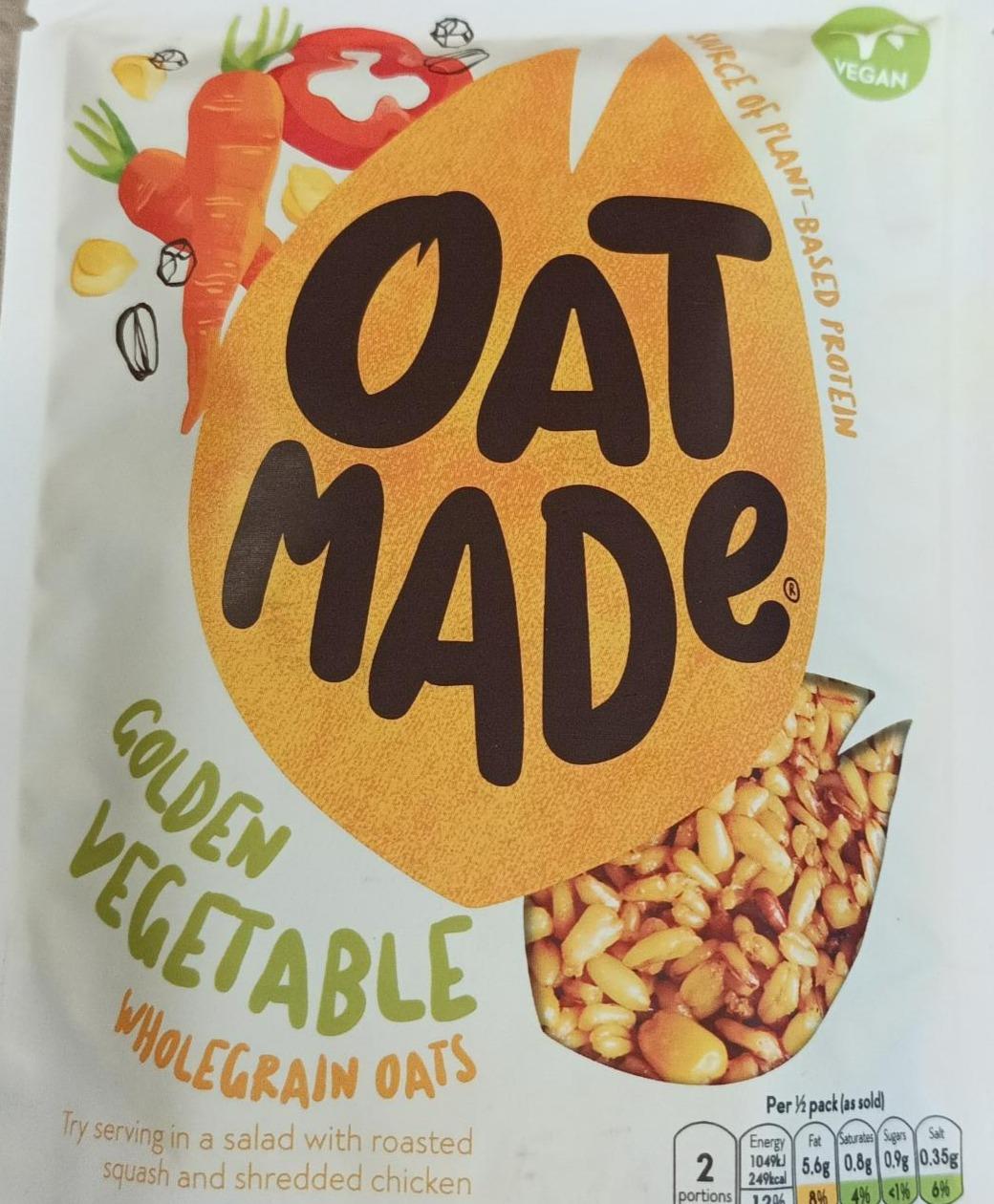 Fotografie - Golden vegetable wholegrain oats Oat made