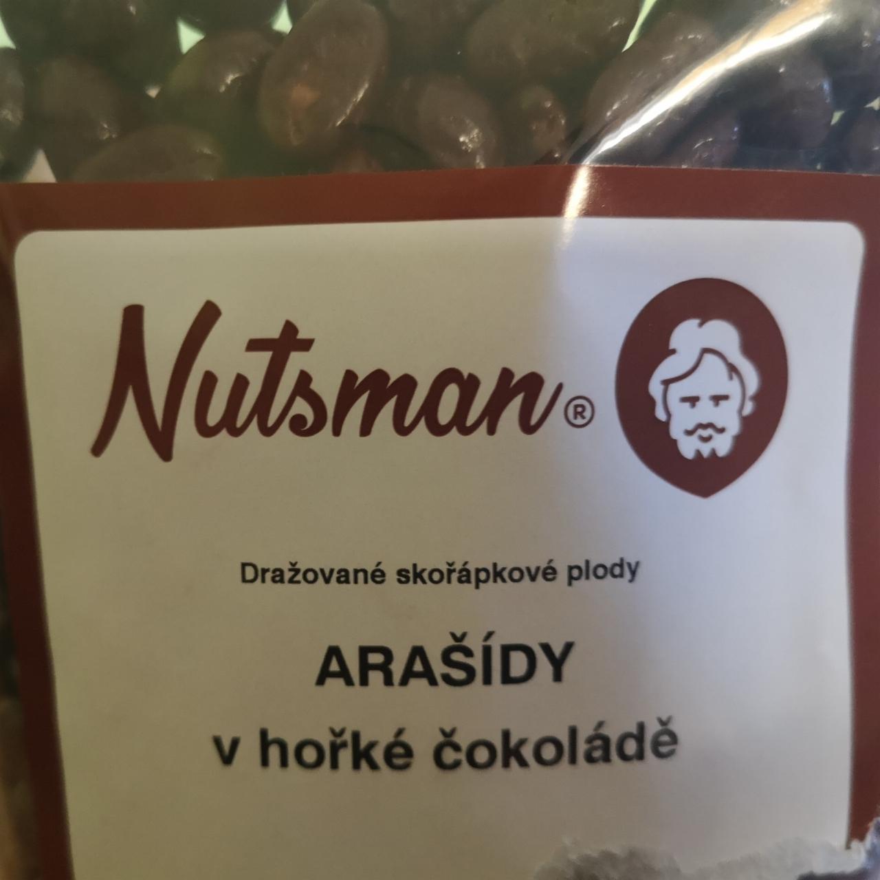 Fotografie - Arašídy v hořké čokoládě Nutsman