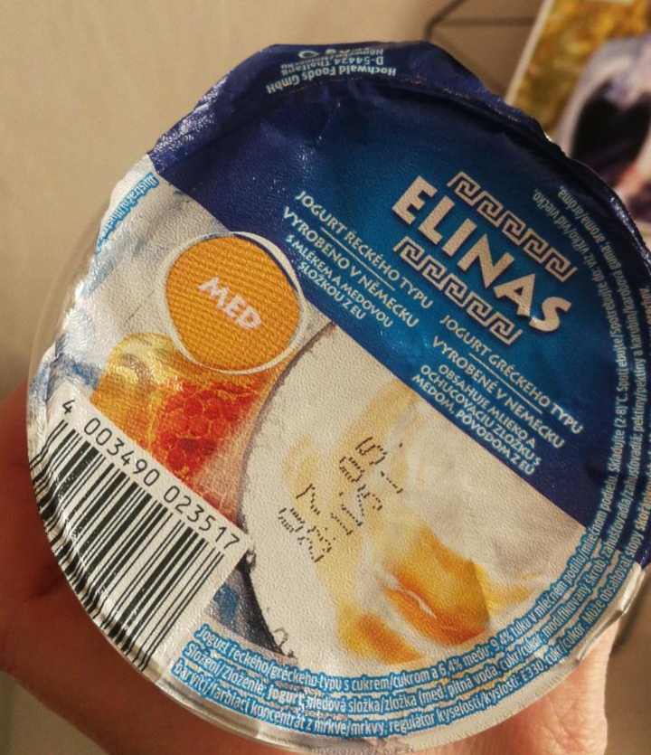 Fotografie - Jogurt řeckého typu med 9,4% - Elinas