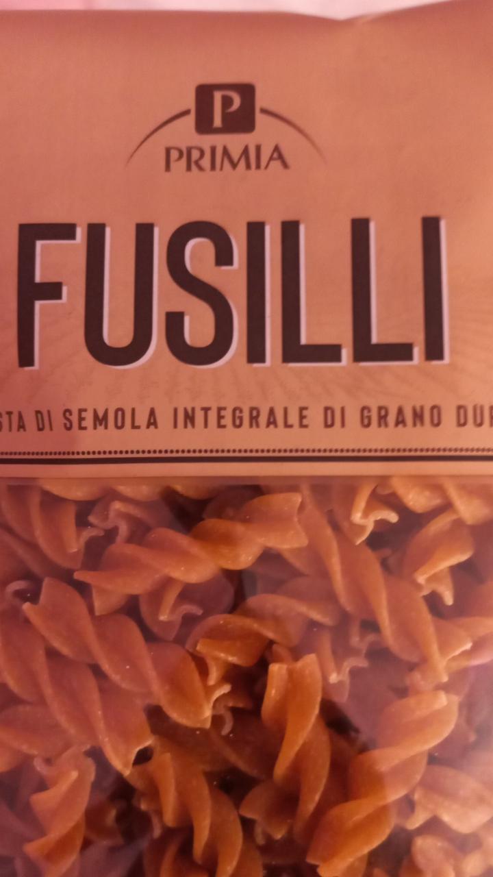 Fotografie - Fusilli pasta di semola integrale di grano duro Primia