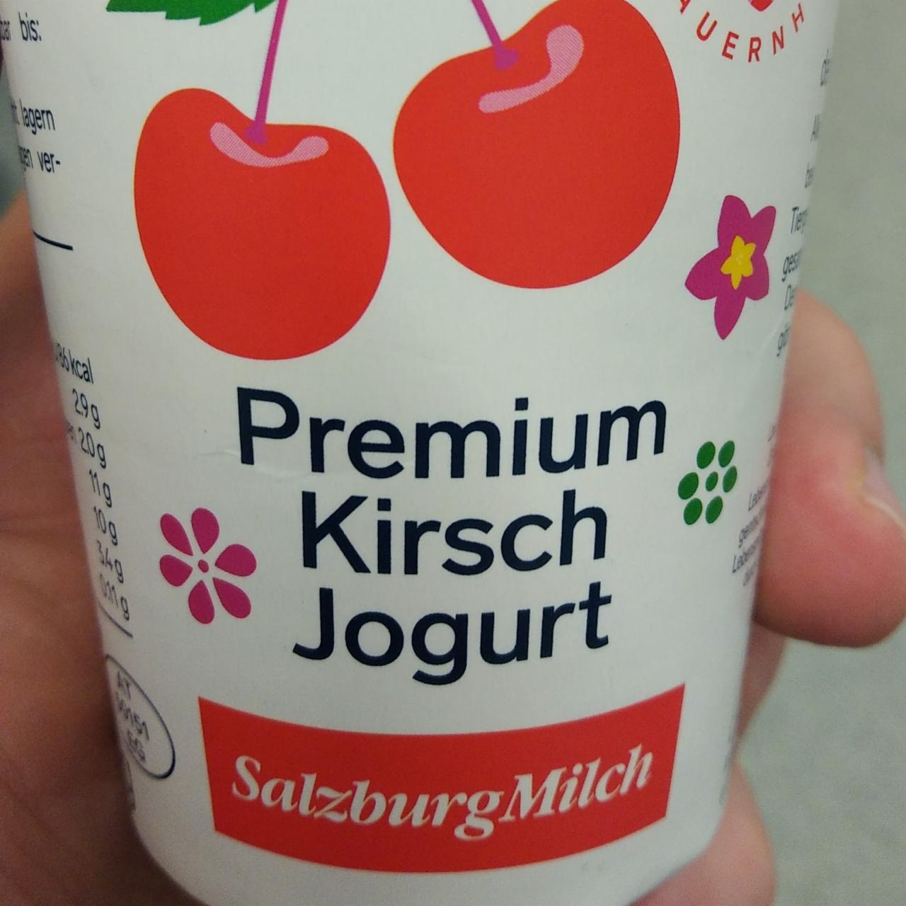 Fotografie - Premium Kirsch Jogurt SalzburgMilch