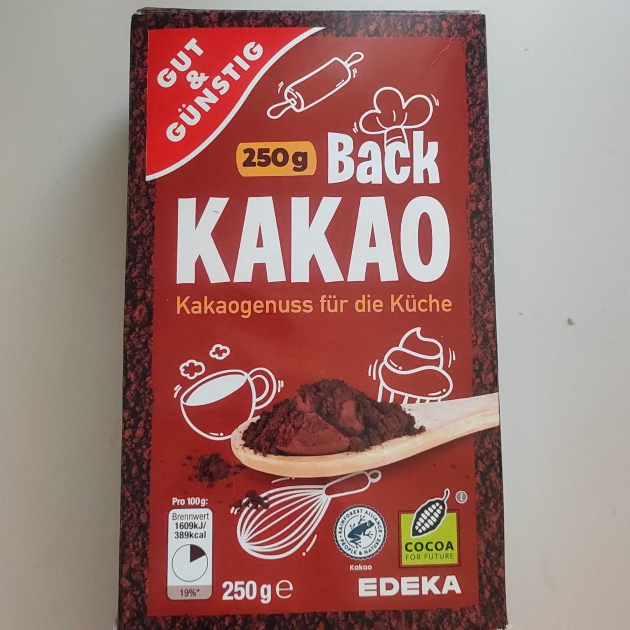 Fotografie - Back Kakao Kakaogenuss für die Küche Gut & Günstig