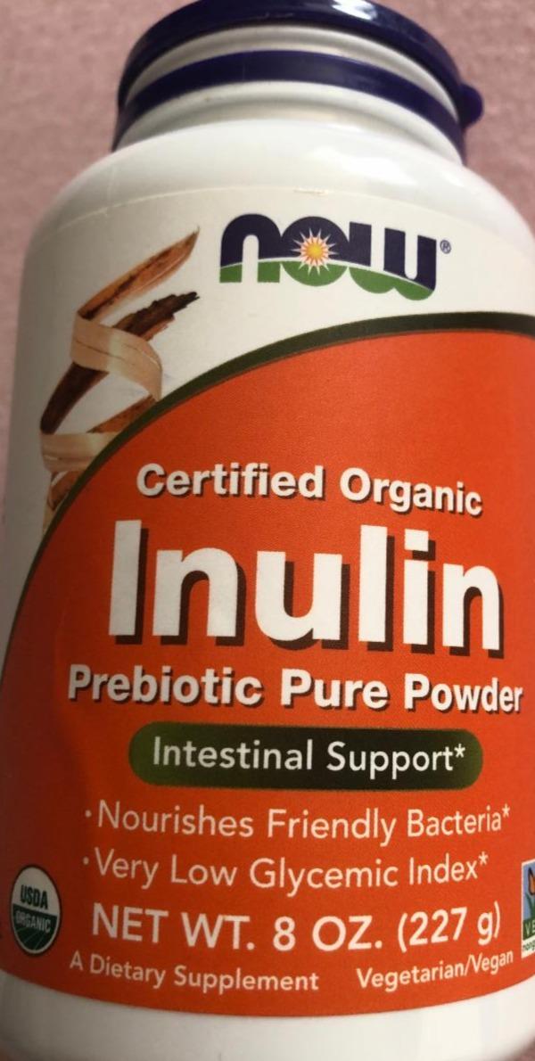 Fotografie - Organic Inulin Prebiotic Pure Powder Now