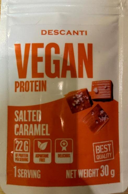 Fotografie - Vegan protein Salted caramel Descanti