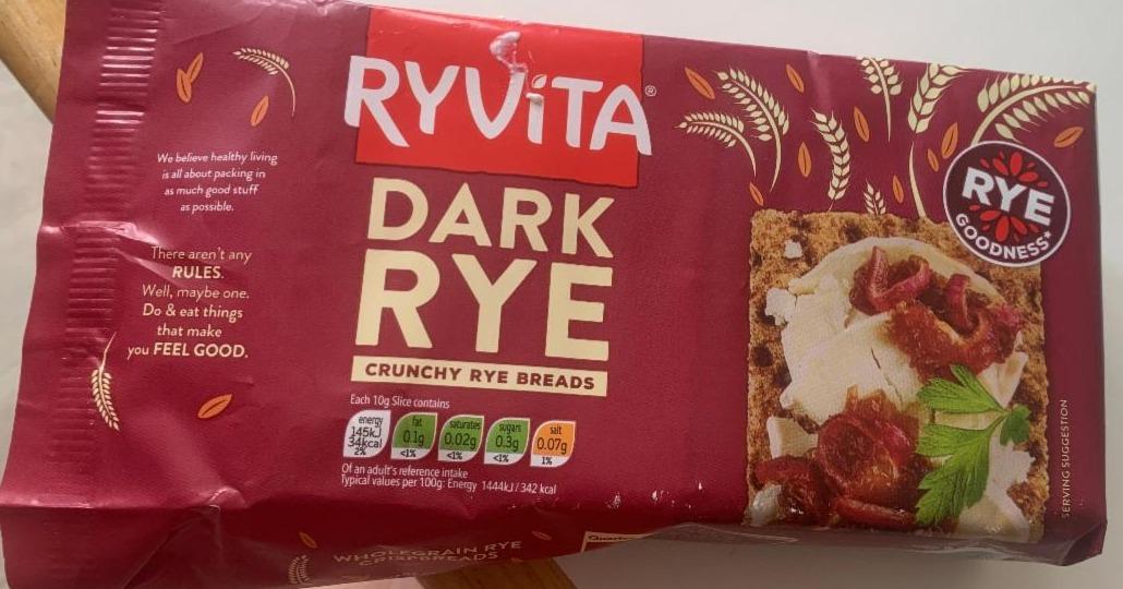 Fotografie - Ryvita Dark Rye Crisp Bread 250G