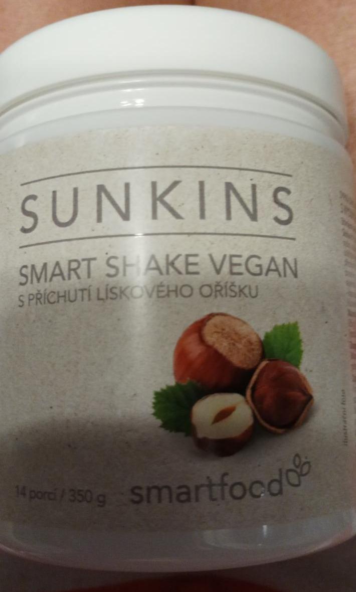 Fotografie - Smart Shake Vegan s příchutí lískového oříšku Smartfood Sunkins