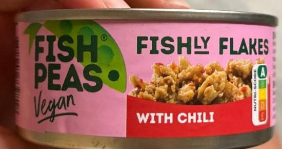 Fotografie - Fishly Flakes with chili Fish Peas