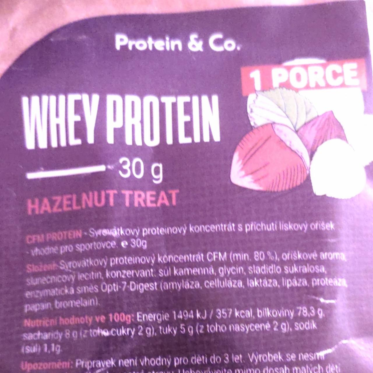 Fotografie - Whey protein Hazelnut treat
