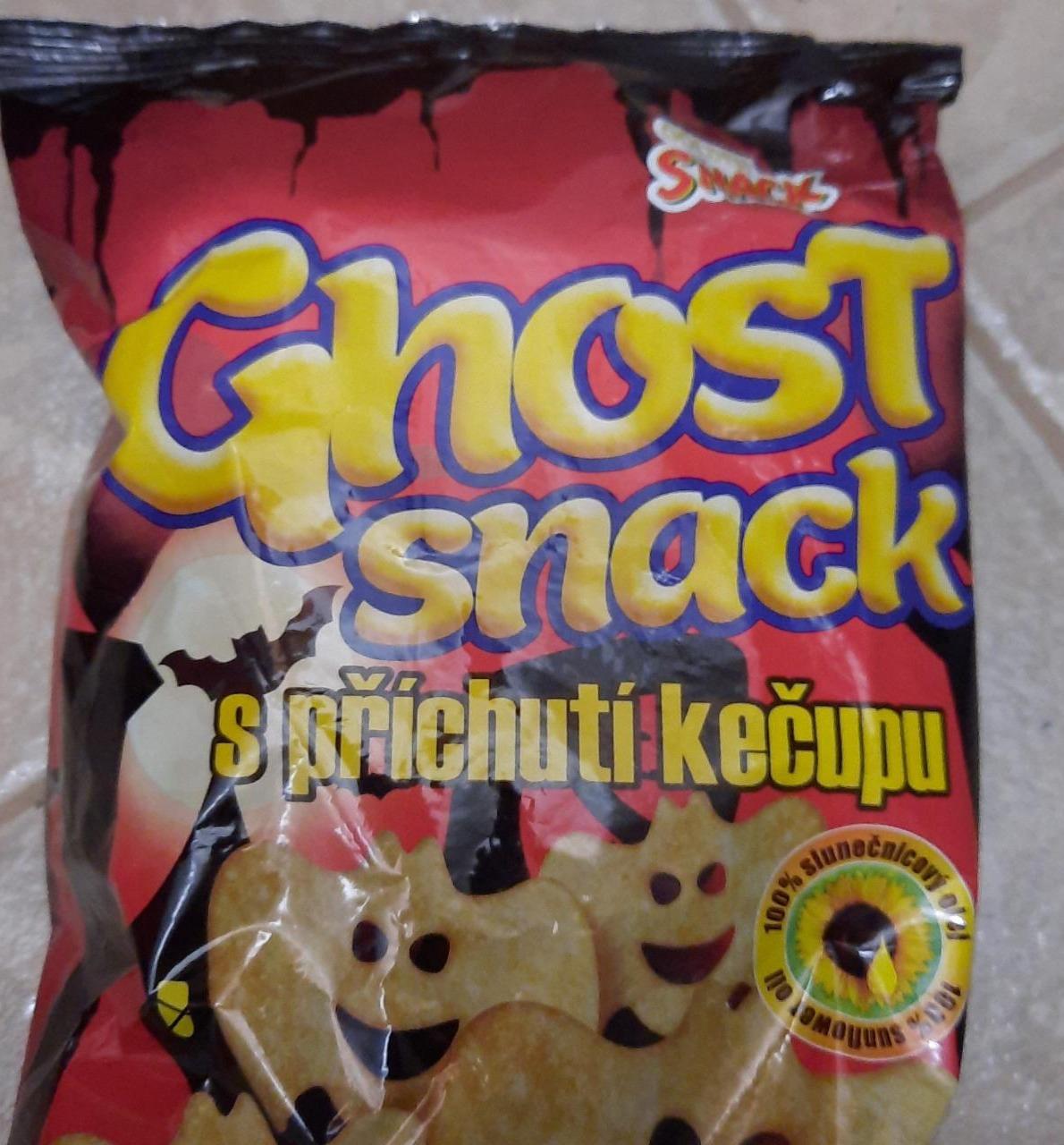 Fotografie - Ghost snack s příchutí kečup Golden Snack
