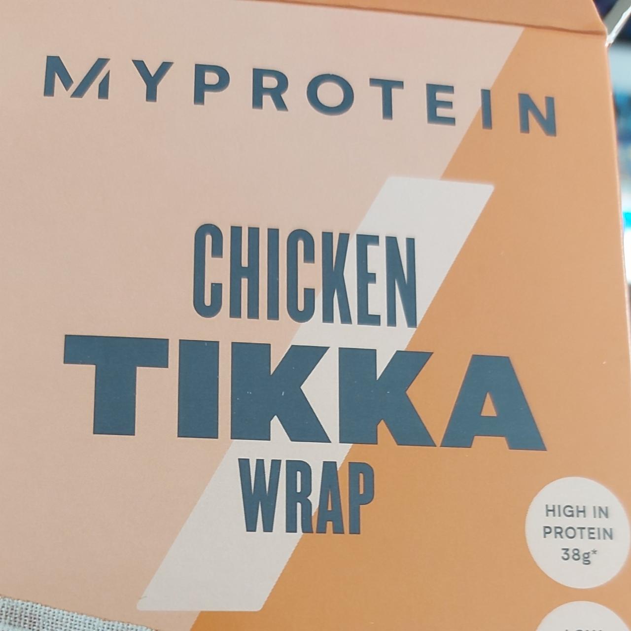 Fotografie - Chicken Tikka Wrap Myprotein