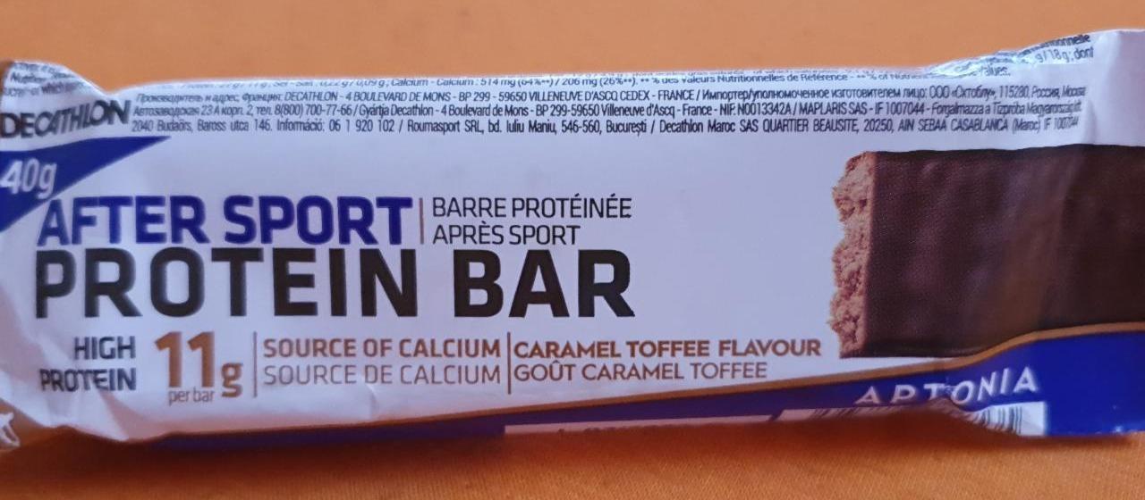 Fotografie - After Sport Protein Bar caramel toffee flavour Aptonia