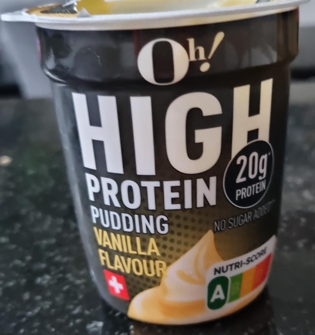 Fotografie - High Protein Pudding Vanilla Flavour Oh!