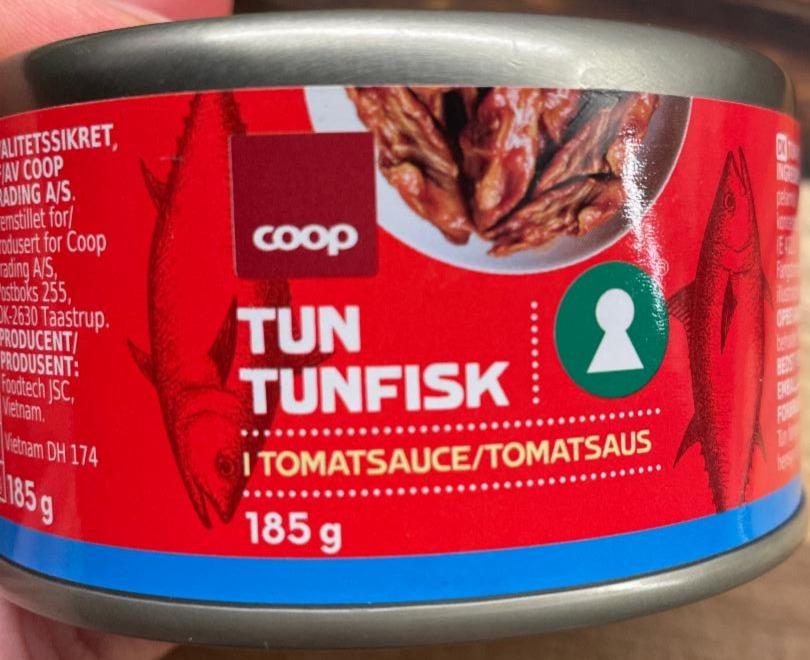 Fotografie - Tunfisk i tomatsaus Coop