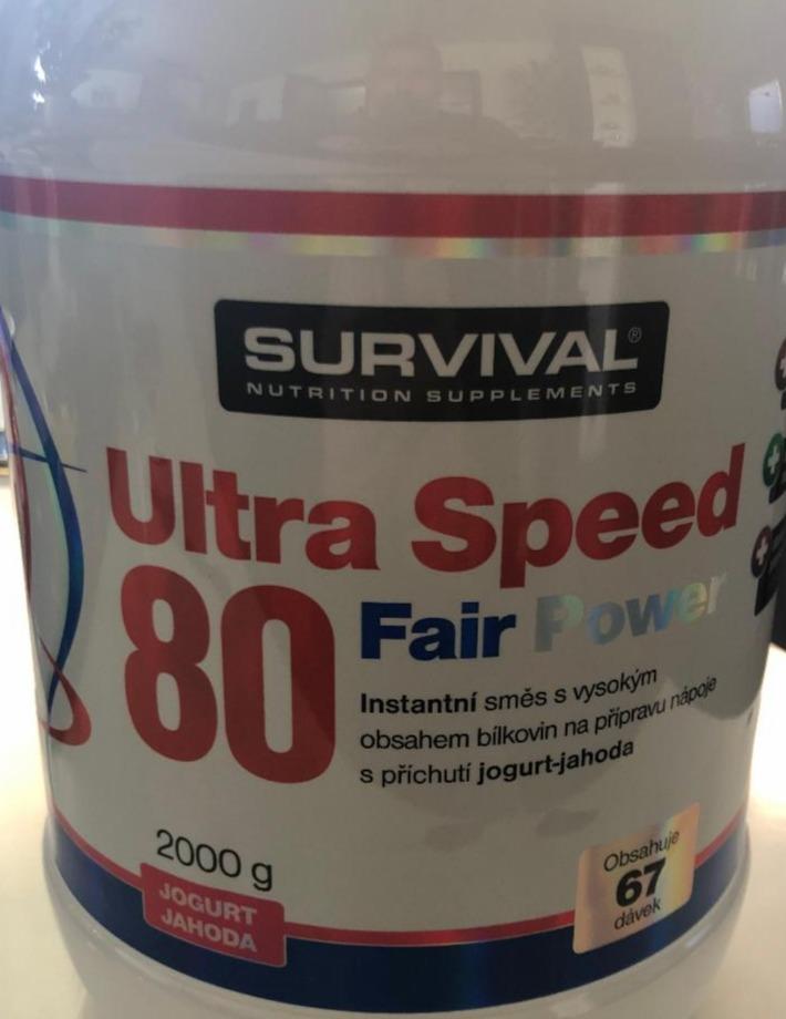 Fotografie - Survival Ultra Speed 80 Fair Power Jahoda 